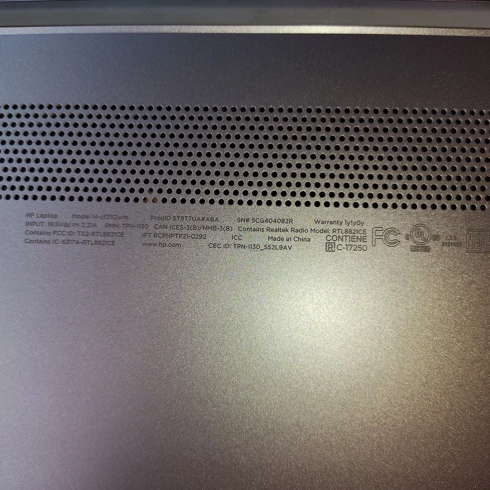 HP Gray Laptop